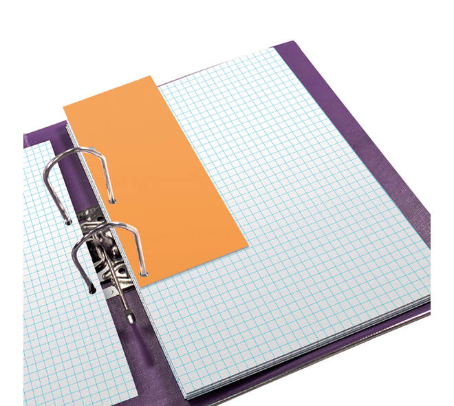 Scheidingsstrook Oxford duo 240x105mm oranje 60 stuks