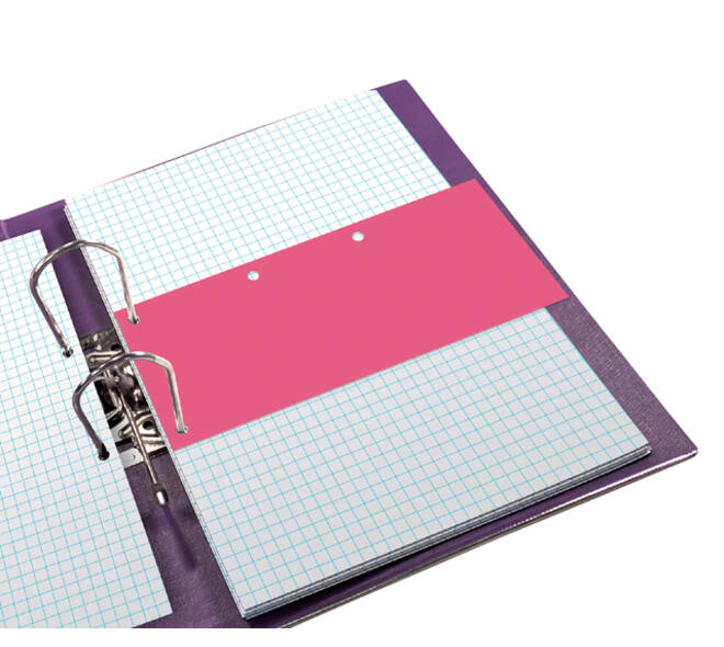 Scheidingsstrook Oxford duo 240x105mm roze 60 stuks