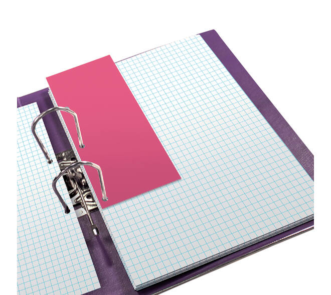Scheidingsstrook Oxford duo 240x105mm roze 60 stuks