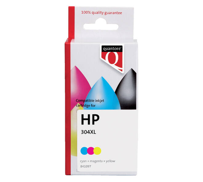 Inktcartridge Quantore alternatief tbv HP N9K07AE 304XL kleur