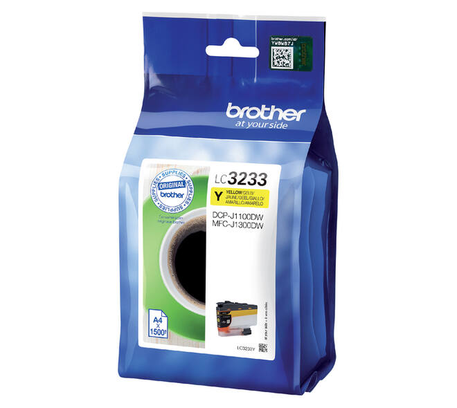 Inktcartridge Brother LC-3233Y geel