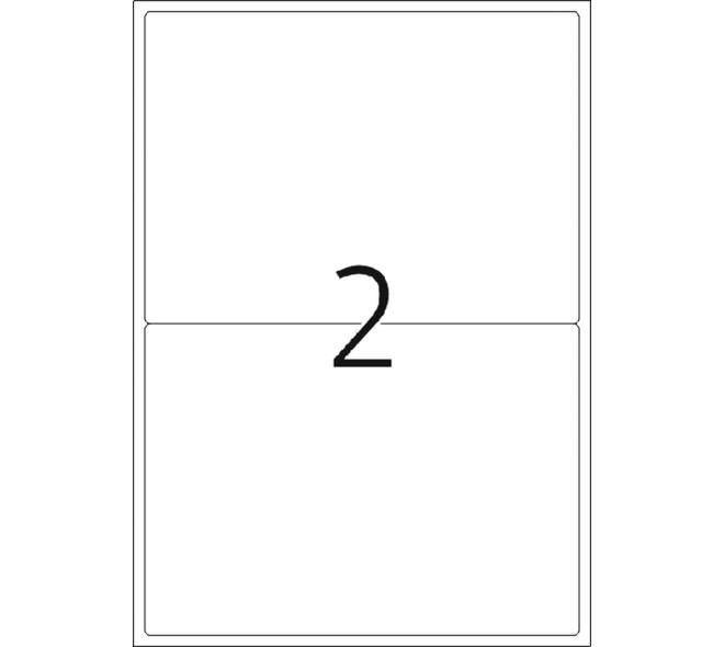 Etiket HERMA 4519 199.6x143.5mm acetaatzijde wit 40 stuks