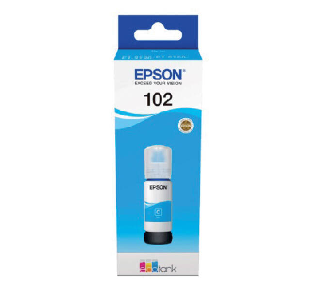 Navulinkt Epson 102 T03R2 blauw