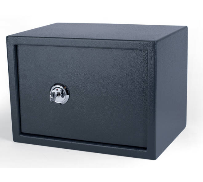 Kluis Pavo met stersleutel 350x250x250mm donkergrijs
