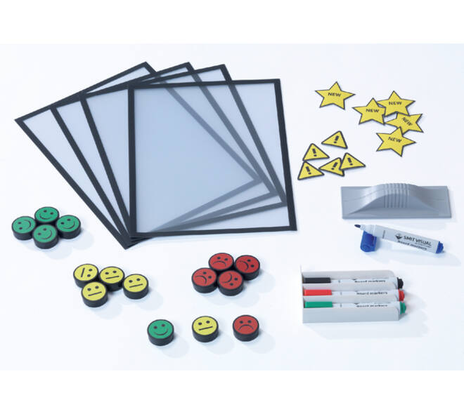 Verbeterbord + starterkit visual management 90x120cm