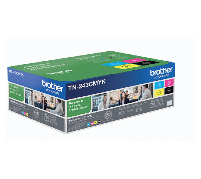 Toner Brother TN-243 zwart + 3 kleuren