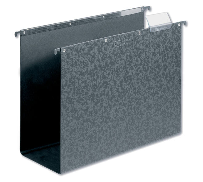Hangmap Elba Vertic A4 80mm hardboard zwart