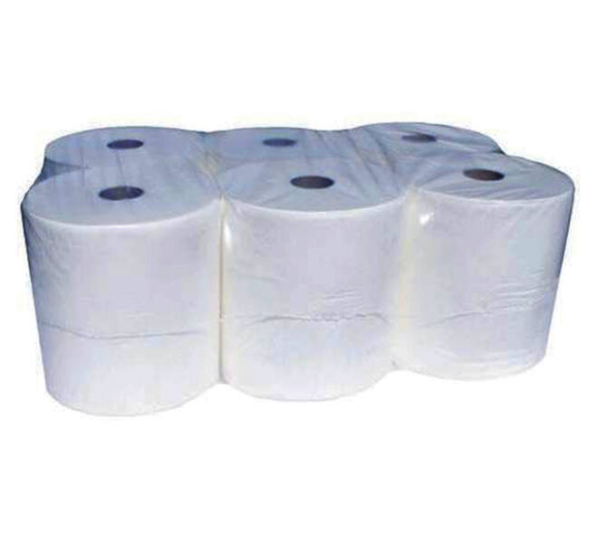 Toiletpapier Cleaninq T2 jumbo klein 2-laags 12x170m wit