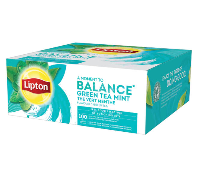 Thee Lipton Balance green tea mint 100x1.5gr