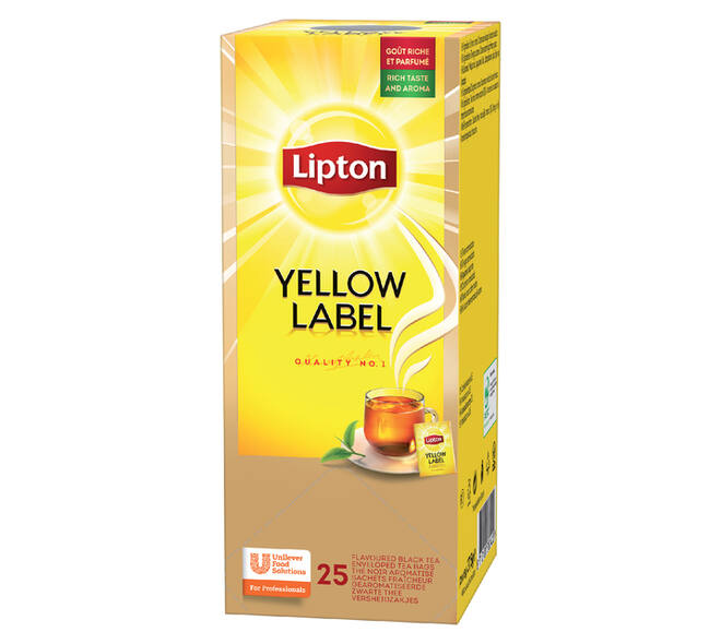 Thee Lipton yellow label 25x1.5gr