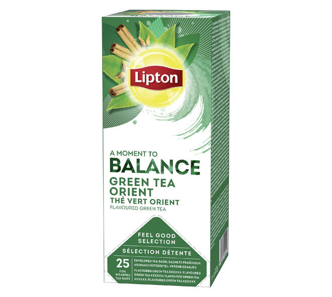 Thee Lipton Balance green tea orient 25x1.5gr
