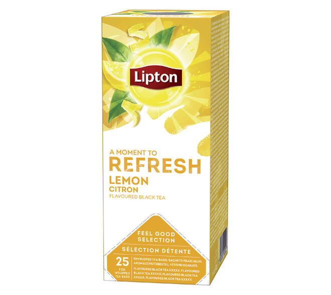 Thee Lipton Refresh lemon 25x1.5gr