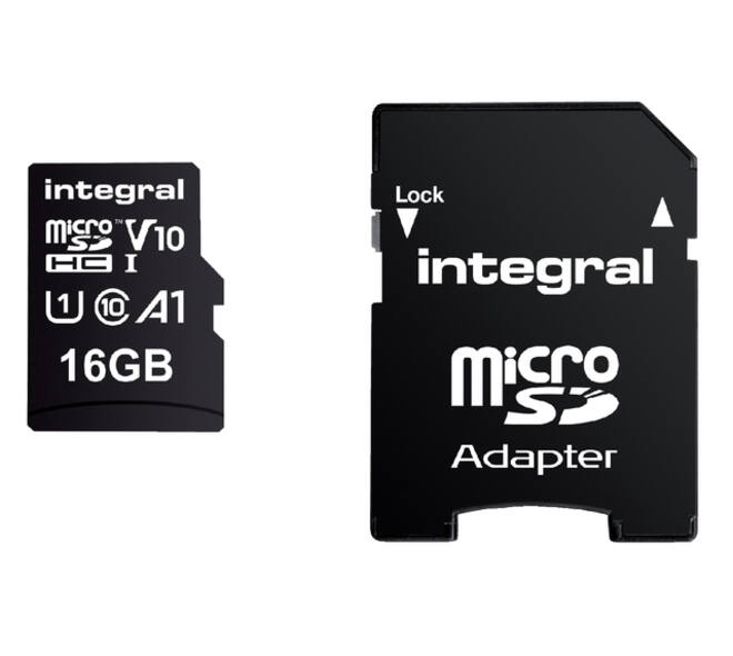 Geheugenkaart Integral microSDHC V10 16GB