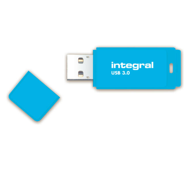 USB stick 3.0 Integral Neon USB-A 128GB blauw
