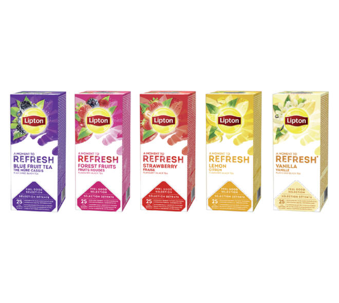 Thee Lipton Refresh strawberry 25x1.5gr
