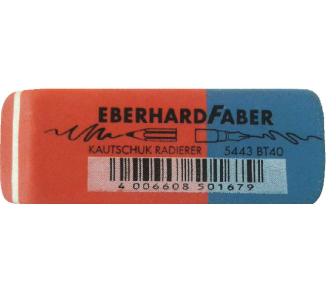 Gum Eberhard Faber EF-585443 potlood/inkt rood/blauw