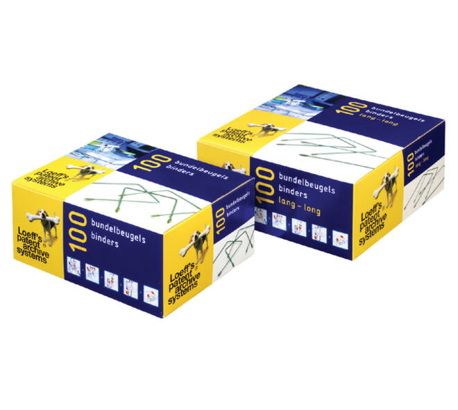 Bundelbeugel Loeff's 1224 extra lang 150mm 100 stuks