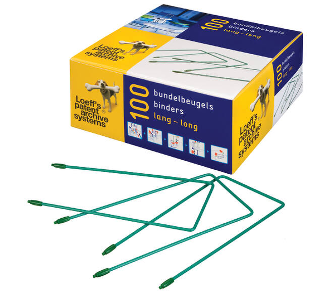 Bundelbeugel Loeff's 1224 extra lang 150mm 100 stuks