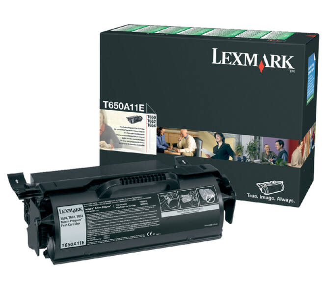 Tonercartridge Lexmark T650A11E prebate zwart