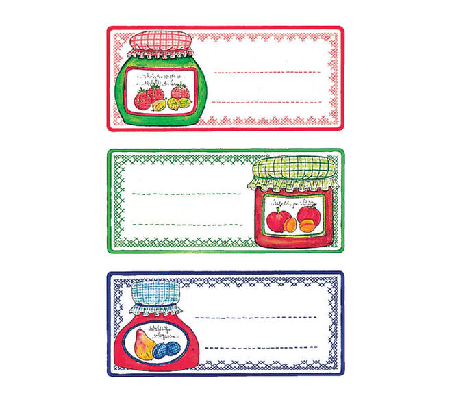 Etiket HERMA 3766 keuken weckpot