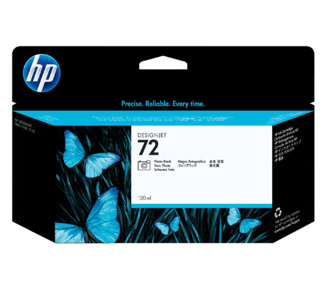 Inktcartridge HP C9370A 72 foto zwart