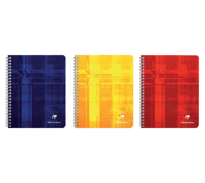 Schrift Clairefontaine A4 lijn 100 pagina's 90gr assorti