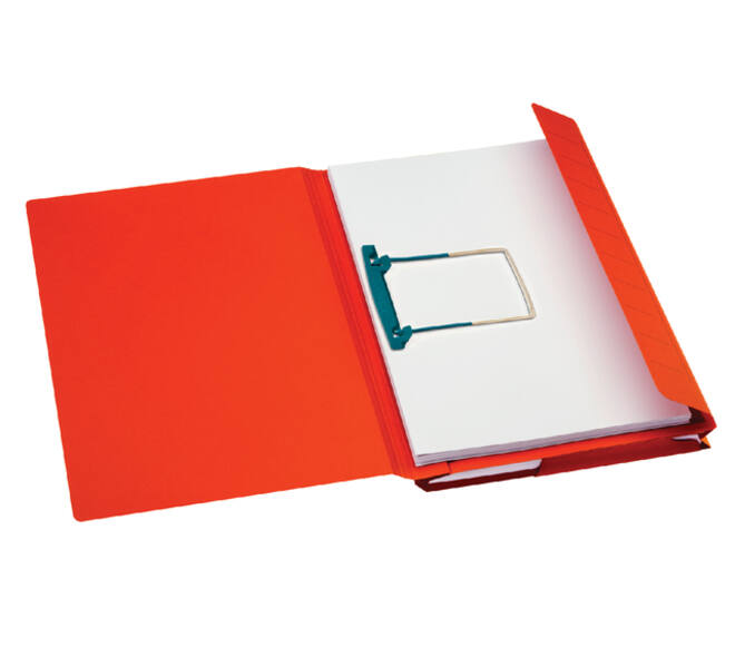 Combimap Secolor folio 1 klep recycled 250gr rood