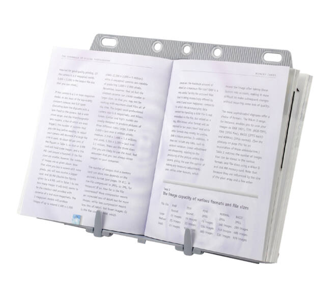 Documentenhouder Fellowes booklift zilvergrijs