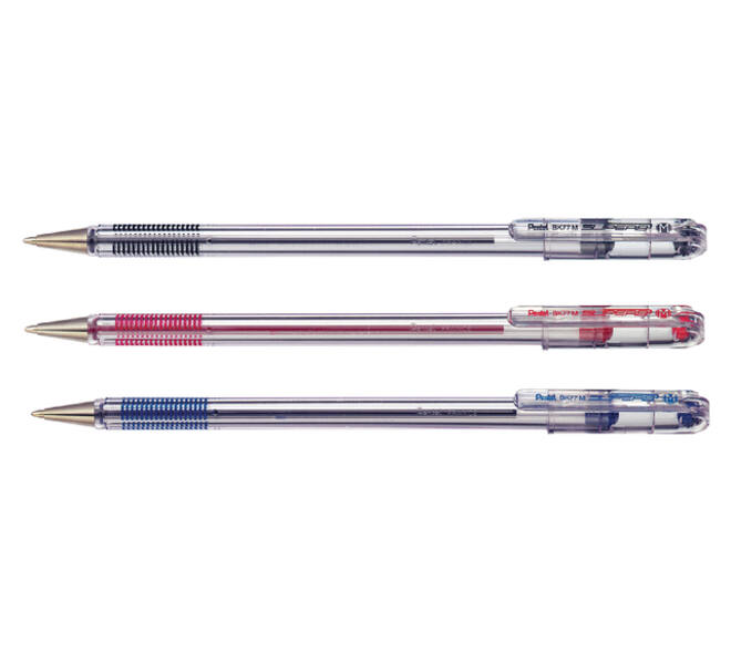 Balpen Pentel BK77 fijn blauw