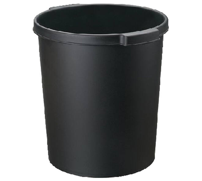 Papierbak Djois Re-Solution 15liter met griprand zwart