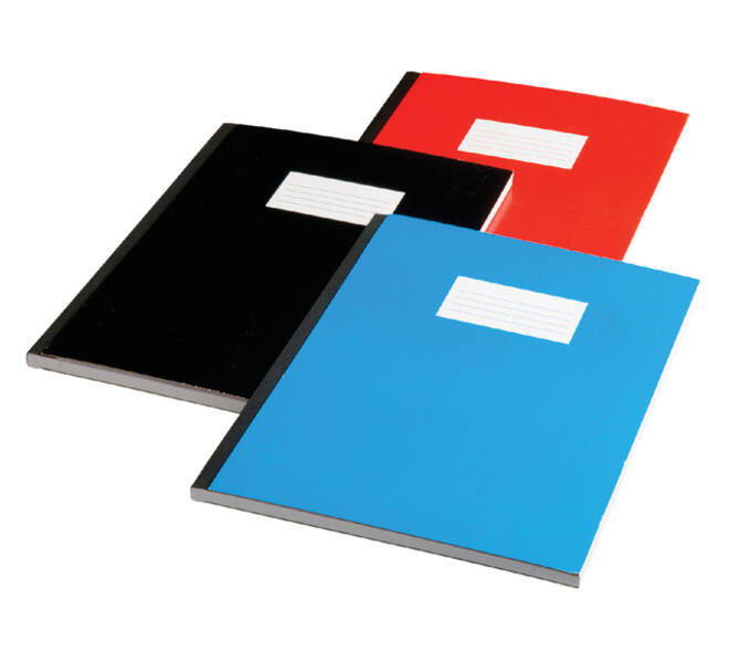 Schrift Qbasic met harde kaft A4 160blz lijn assorti