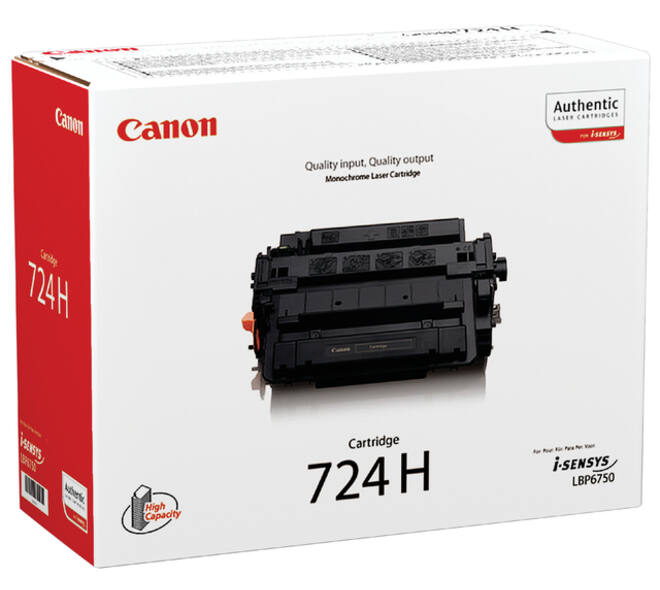 Tonercartridge Canon 724H zwart