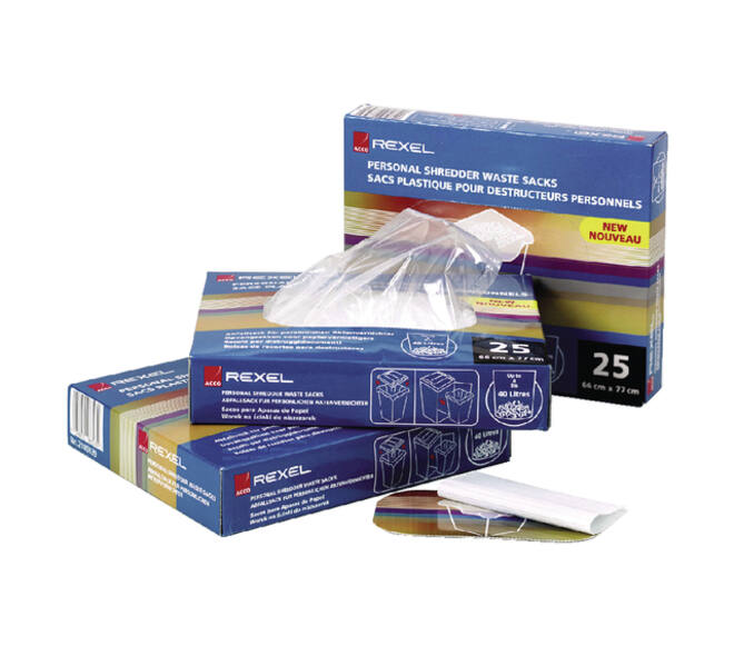 Papiervernietigerzak Rexel 240x98cm 115 liter 100 stuks