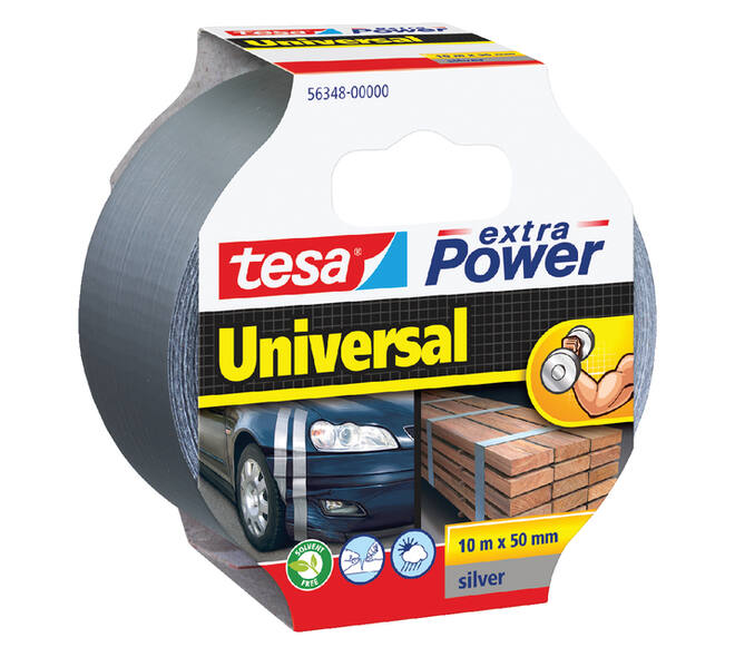 Duct tape tesa® extra Power Universal 10mx50mm grijs