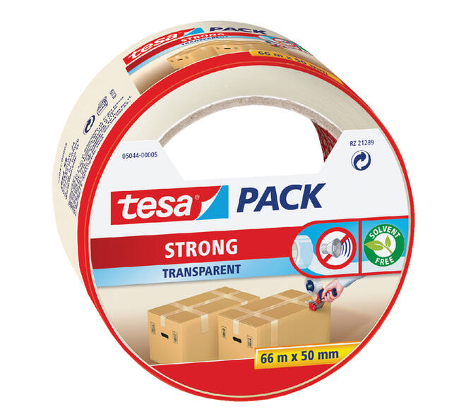 Verpakkingstape tesapack® Strong 66mx50mm transparant