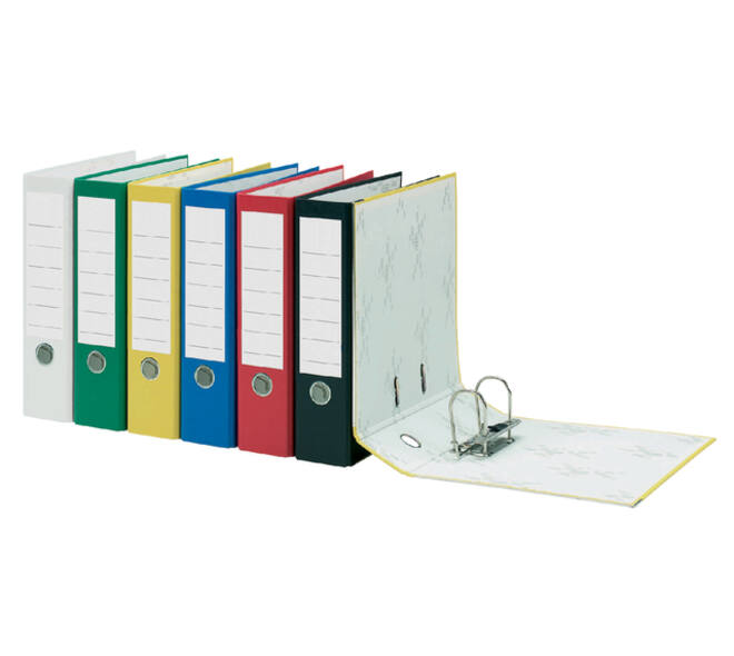Ordner Qbasic A4 80mm karton groen