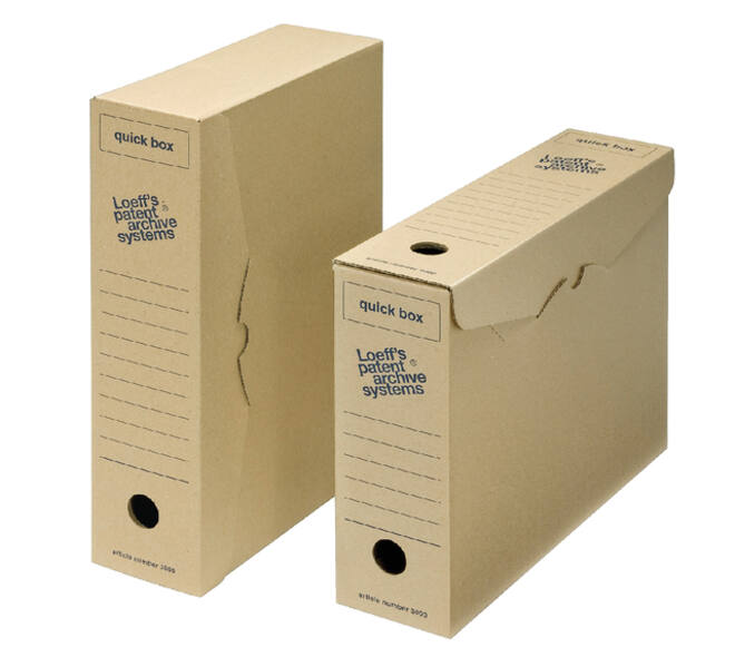 Archiefdoos Loeff Quick Box 3000 A4 335x240x80mm