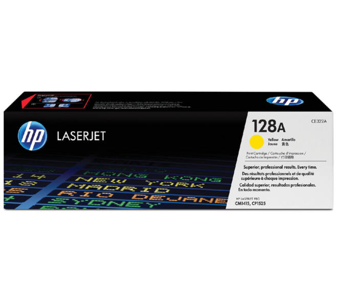 Tonercartridge HP CE322A 128A geel