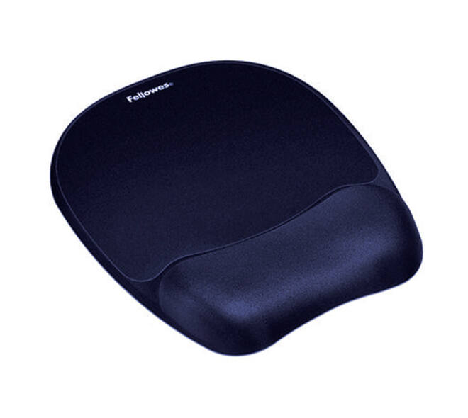 Muismat met polssteun Fellowes Memoryfoam saffierblauw