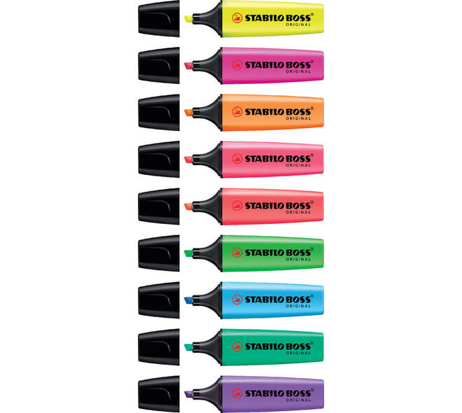 Markeerstift STABILO BOSS Original 70/24 geel