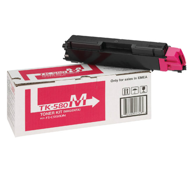 Toner Kyocera TK-580M rood