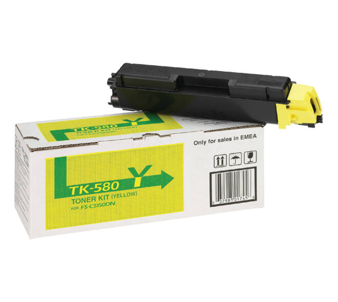 Toner Kyocera TK-580Y geel