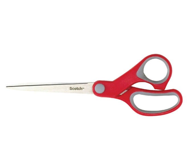 Schaar Scotch 18cm comfort rood blister
