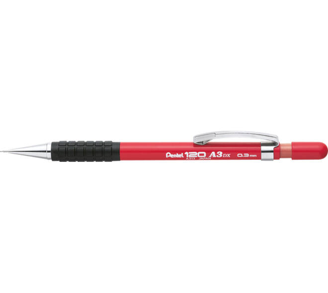 Vulpotlood Pentel A313 HB 0.3mm rood