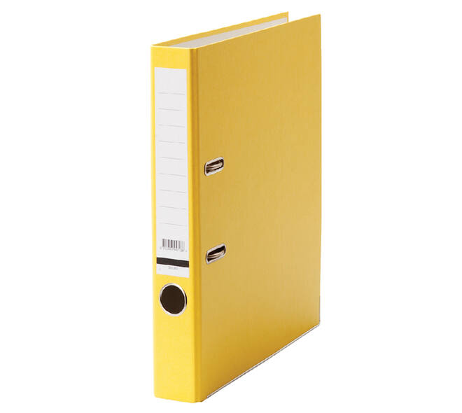 Ordner Qbasic A4 50mm karton geel