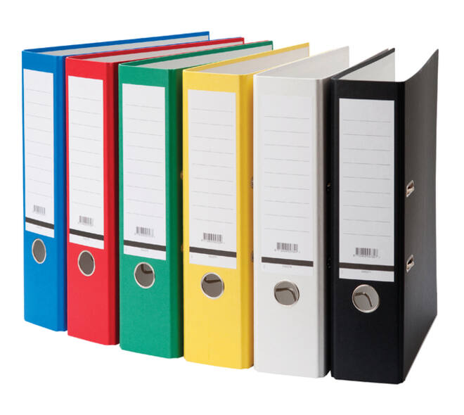 Ordner Qbasic A4 80mm karton groen