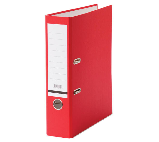 Ordner Qbasic A4 80mm karton rood