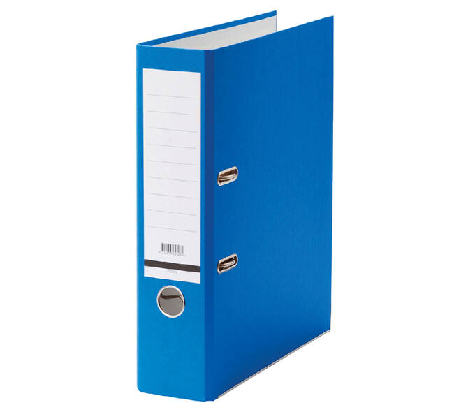 Ordner Qbasic A4 80mm karton blauw