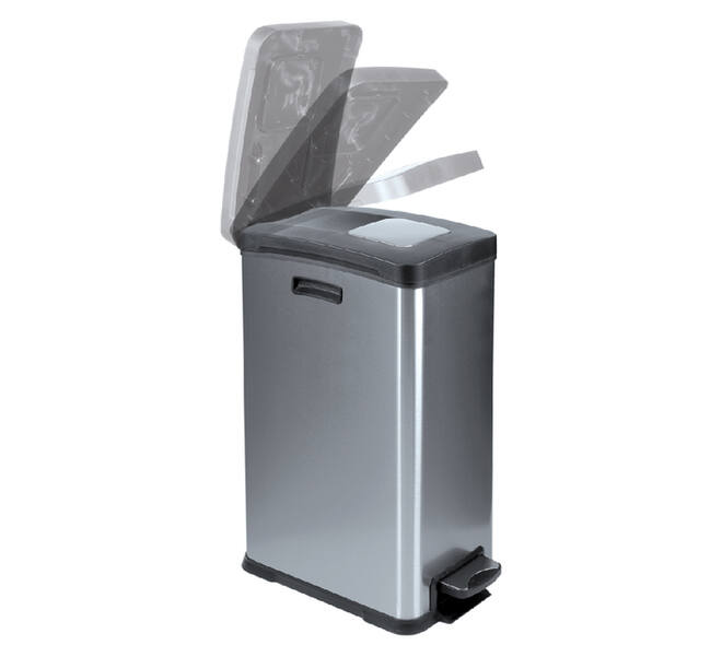 Pedaalemmer EKO Rejoice 30 liter mat rvs
