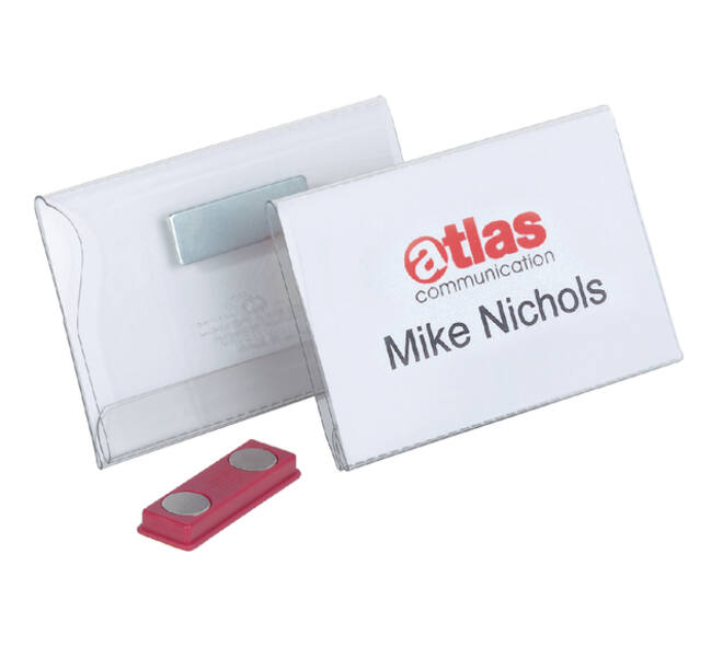 Badge Durable 8117 vlak met magneet 54x90mm